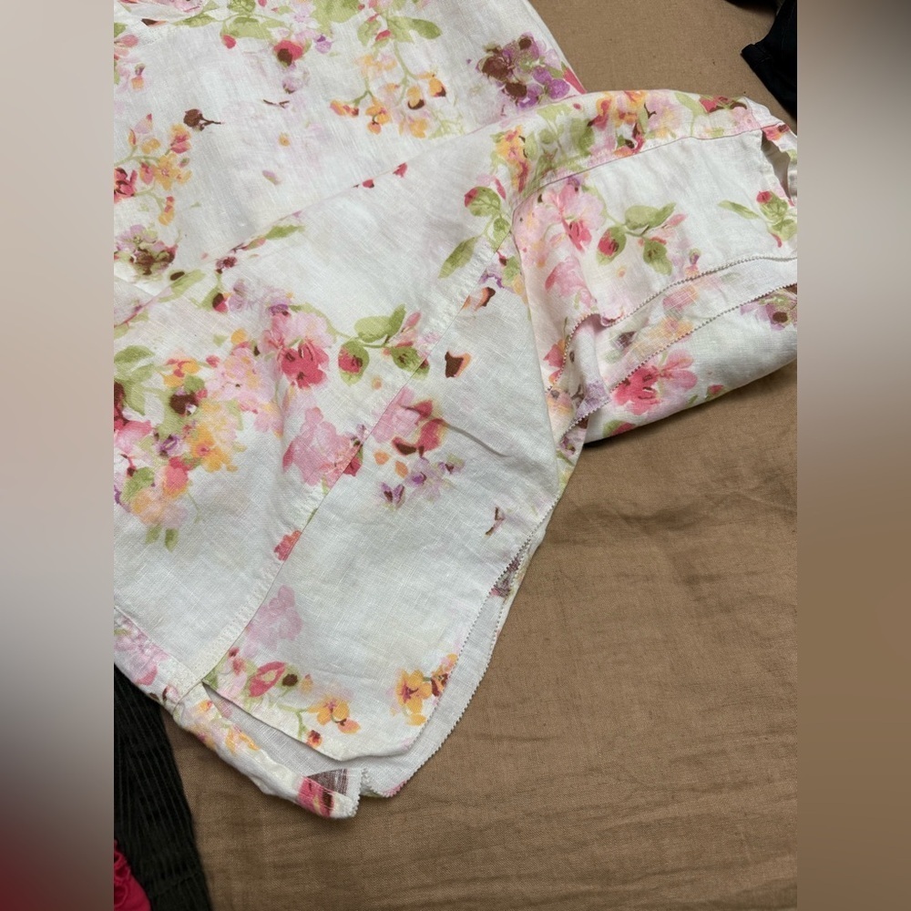JJill Love Linen Multicolor Floral linen dress - Picture 10 of 11